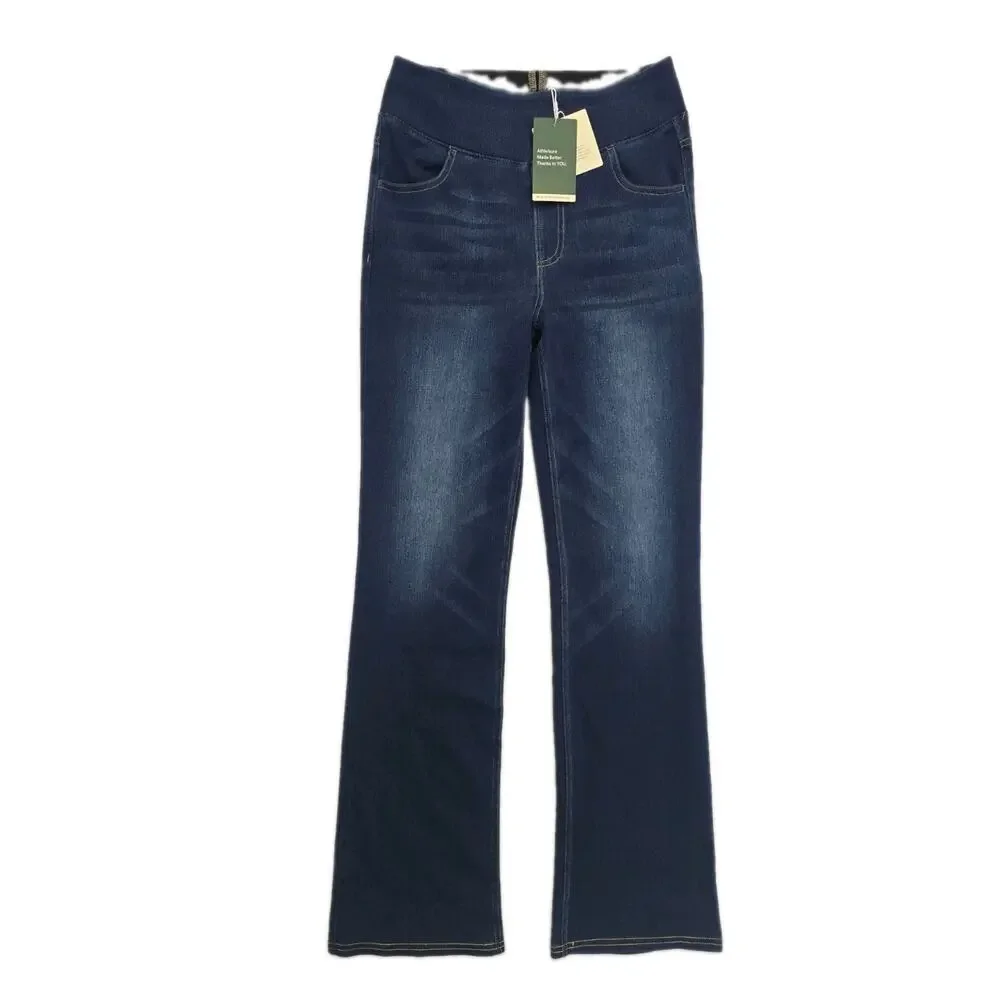 NWT Halara Flex High Waisted Bootcut Jeans Women's Small Blue Stretch Denim